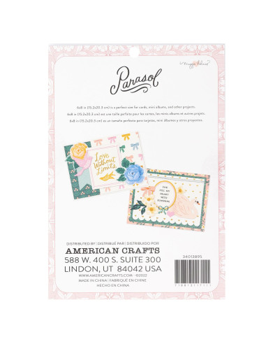 Bloc 6x8 Parasol de Maggie Holmes