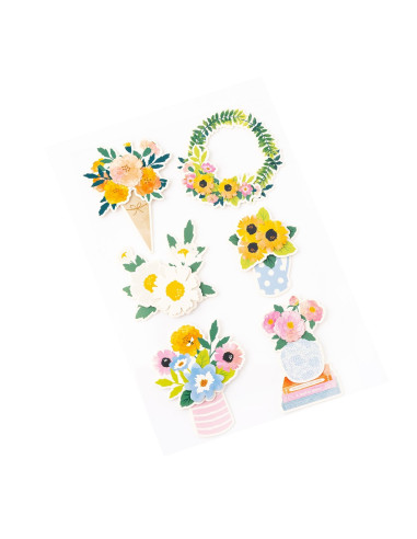 Pegatinas 3D  Garden Shoppe de Paige Evans