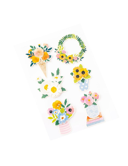 Pegatinas 3D  Garden Shoppe de Paige Evans