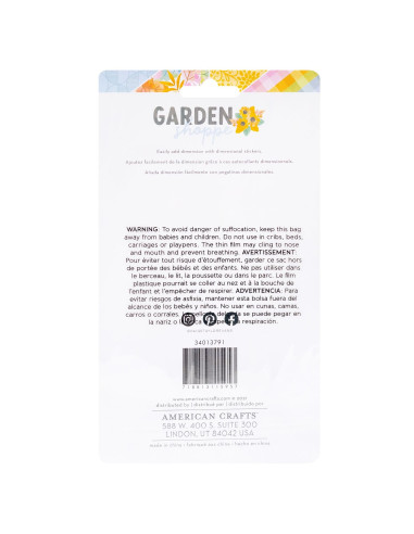 Pegatinas 3D  Garden Shoppe de Paige Evans