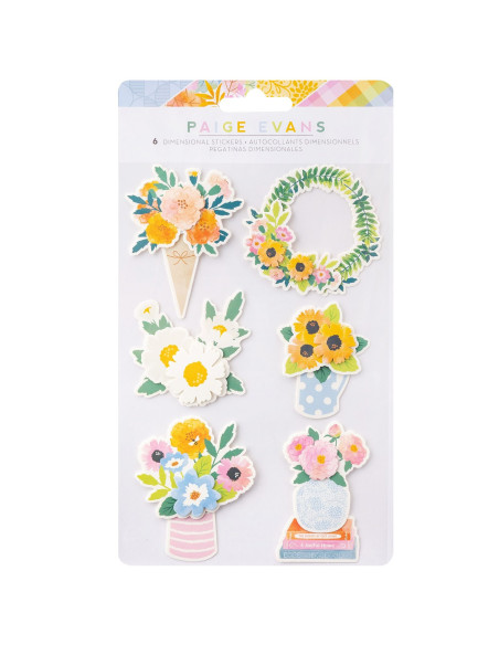 Pegatinas 3D  Garden Shoppe de Paige Evans