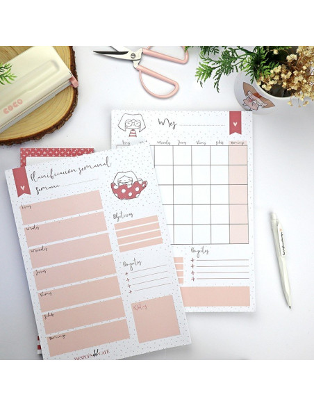 Planificador semanal LQY+Q Vertical Alúa Cid