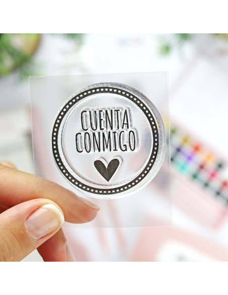 Sello Cuenta Conmigo  Alúa Cid