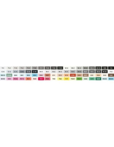 Caja metacrilato 72 Copic sketch