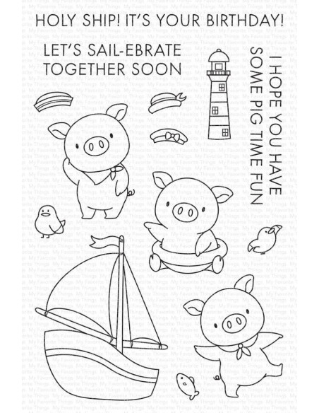 Sello Pig Time Fun, My favourite things