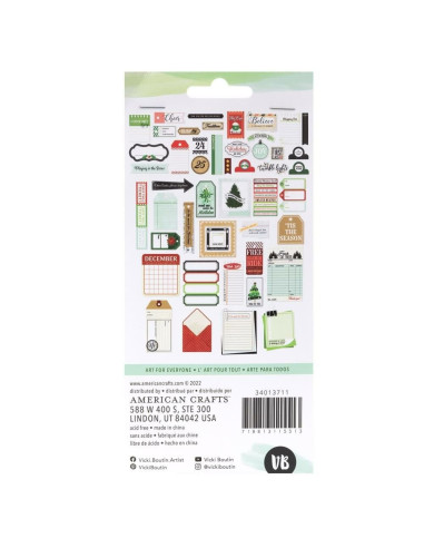 Troquelados Journaling Evergreen & Holly Vicki Boutin