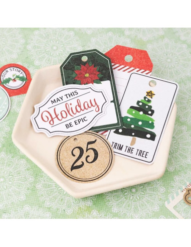 Troquelados Journaling Evergreen & Holly Vicki Boutin