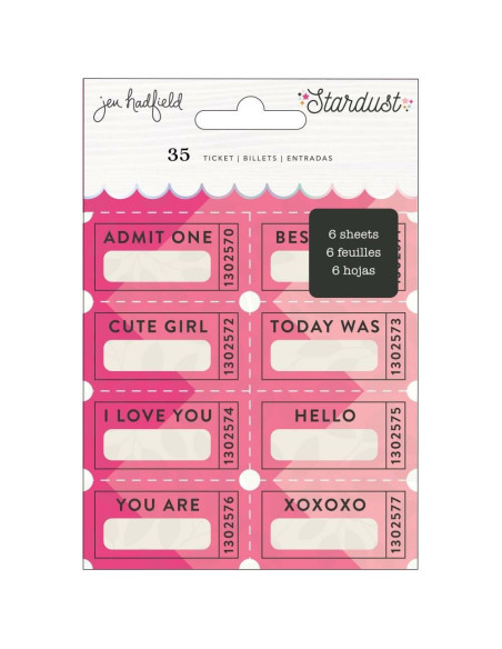 Troquelados Tickets Stardust, Jen Hadfield