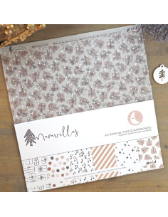 Kit papeles especiales Maravillas Navidad Alua Cid