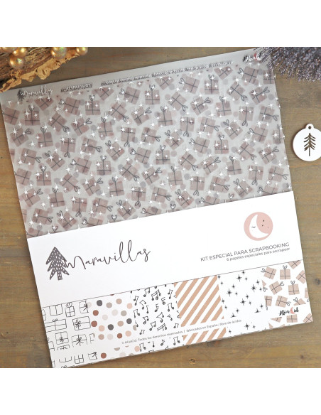 Kit papeles especiales Maravillas Navidad Alua Cid