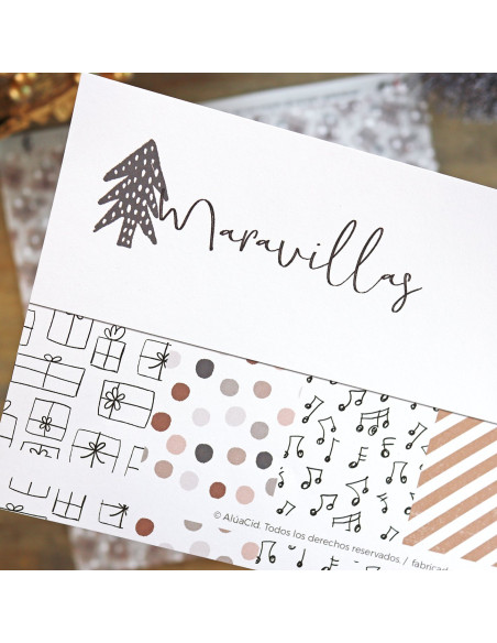 Kit papeles especiales Maravillas Navidad Alua Cid