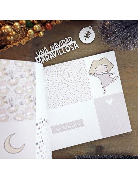 Bloc de tarjetas Maravillas Navidad Alua Cid