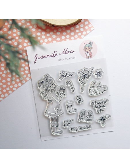 Sello Hot chocolat de Garbancita Alicia