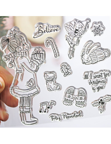 Sello Hot chocolat de Garbancita Alicia