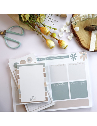 Planificador semanal Pe de Pepa