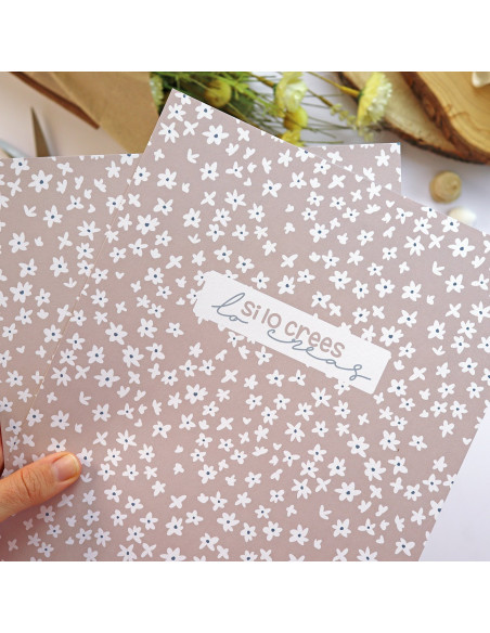 Set 2 láminas 'Si lo crees, lo creas'. Diseño Pe de Pepa