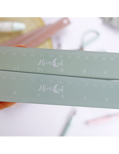 Regla Mint 12" (30cm) de Alúa Cid