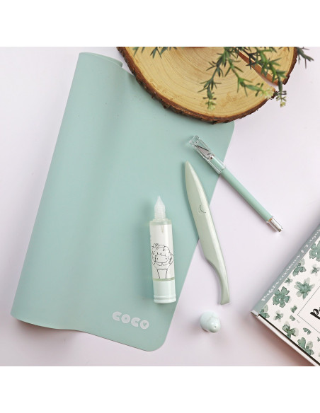 Base de silicona Menta para mix media