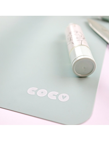 Base de silicona Menta para mix media