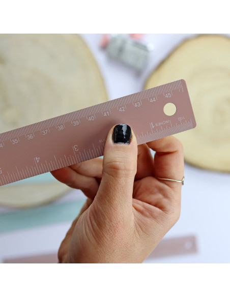 Regla Rosa 18" (45cm) de Alúa Cid