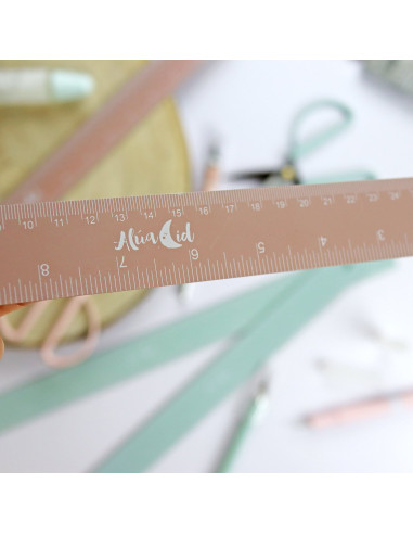 Regla Rosa 18" (45cm) de Alúa Cid