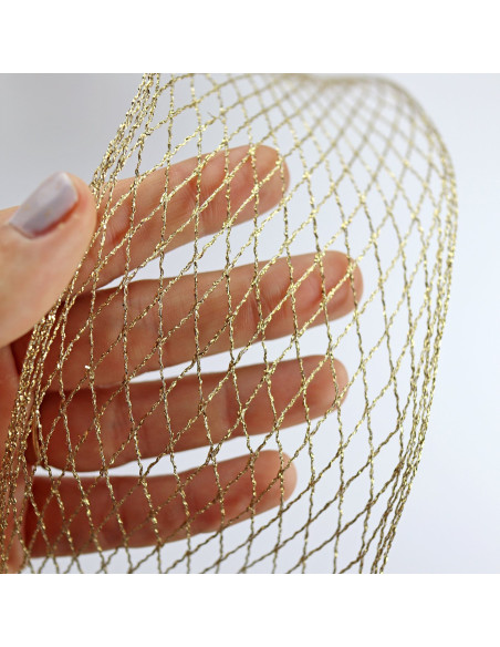 1m lazo malla oro