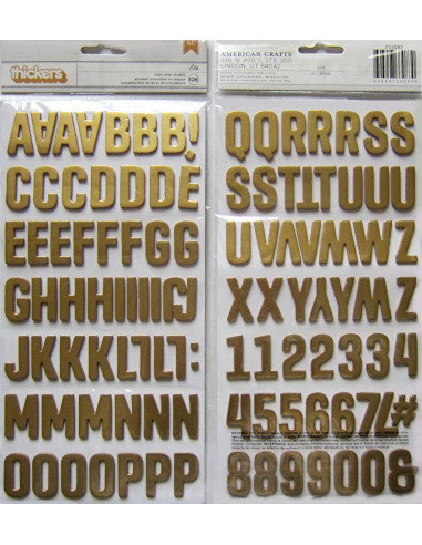 Thickers Ella dorado, American Crafts