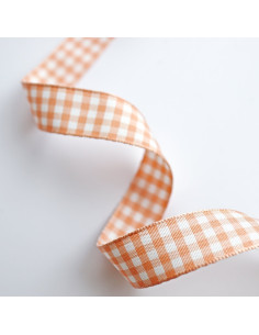 1m lazo Vichy salmón 15mm