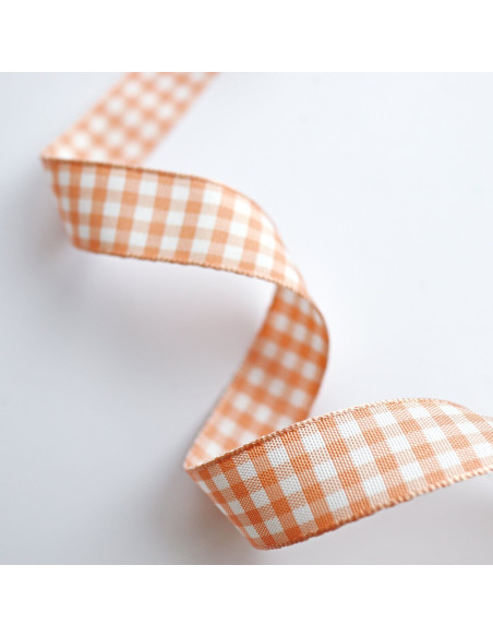 1m lazo Vichy salmón 15mm