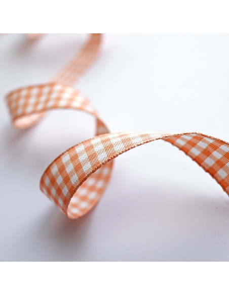 1m lazo Vichy salmón 15mm