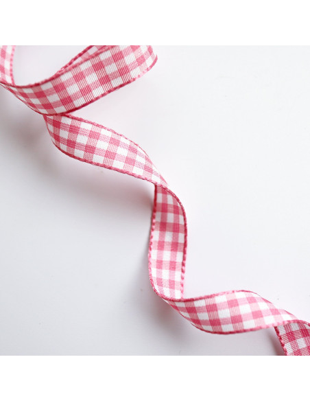 1m lazo cuadro Vichy Rosa