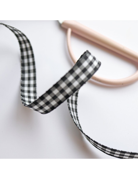 Lazo cuadro Vichy negro