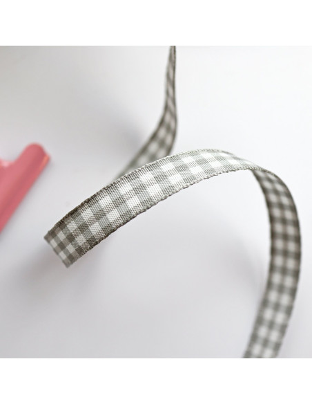 Lazo cuadro Vichy Gris