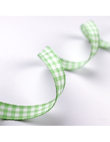 1m Lazo Vichy Mint 15mm