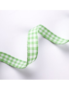 1m Lazo Vichy Mint 15mm