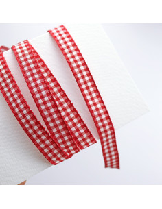 Lazo cuadro Vichy rojo