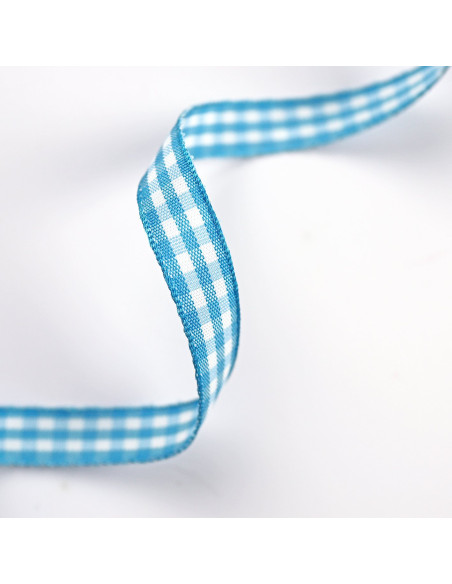 1m lazo Vichy Turquesa 15mm