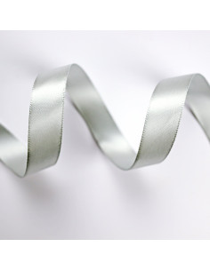 1m lazo satén plata