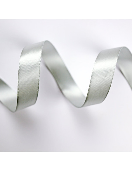 1m lazo satén plata