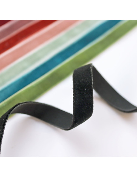 1m lazo terciopelo negro