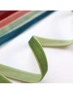 1m lazo terciopelo verde