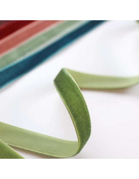 1m lazo terciopelo verde