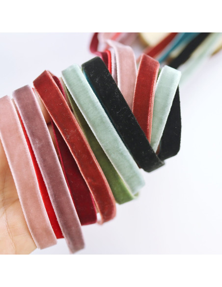 1m lazo terciopelo rosa oscuro