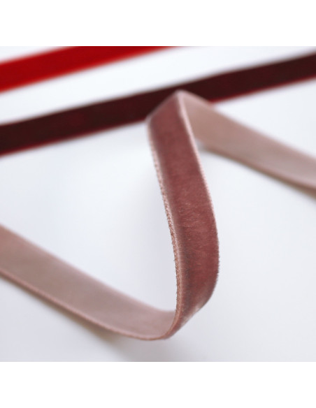 1m lazo terciopelo rosa oscuro