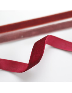 1m lazo terciopelo burdeos