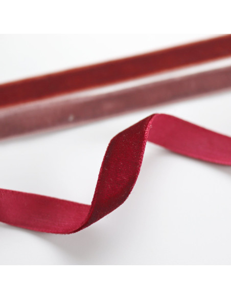 1m lazo terciopelo burdeos