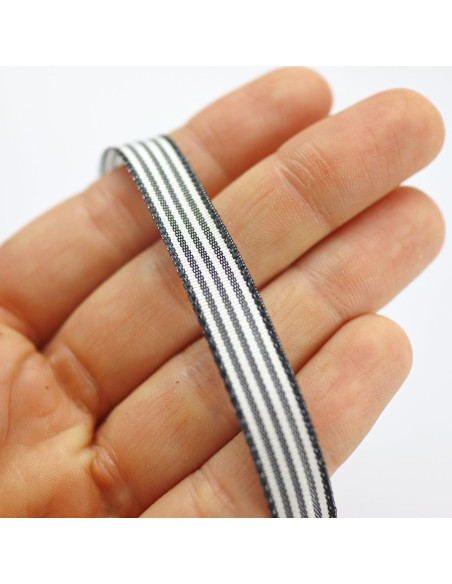 1m lazo lista azul marino