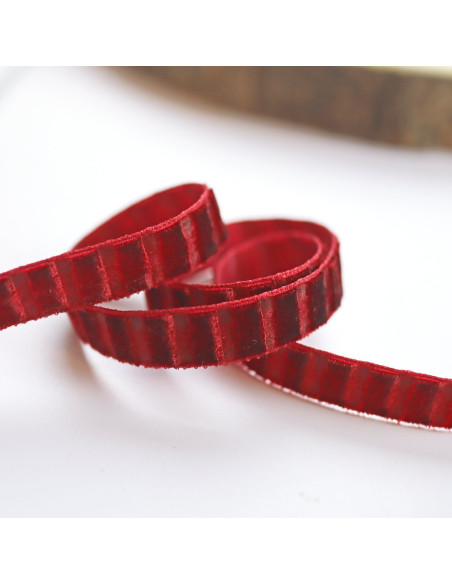 1m lazo velvet labrado burdeos