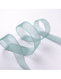 1m lazo organza turquesa