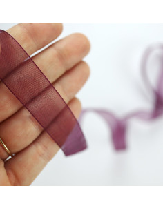 1m lazo organza burdeos 2